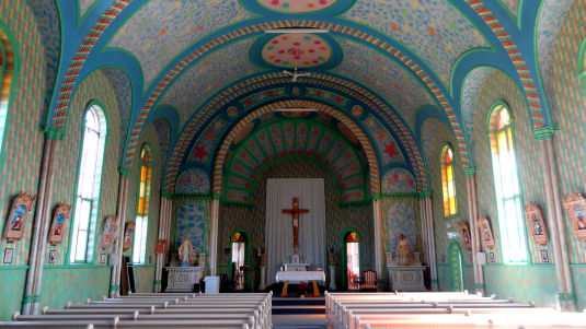 Photos de l'interieur de l'Eglise Sainte Cécile